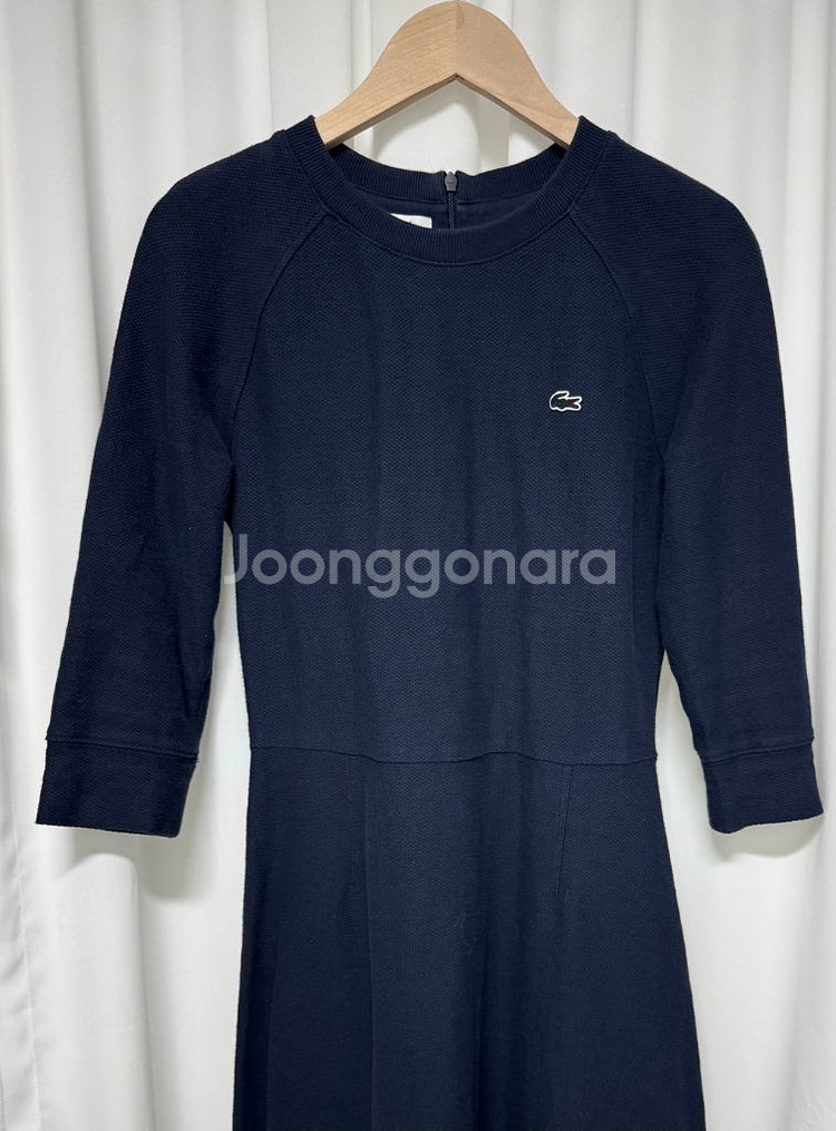라코스테 허니콤 에이라인 원피스--0
