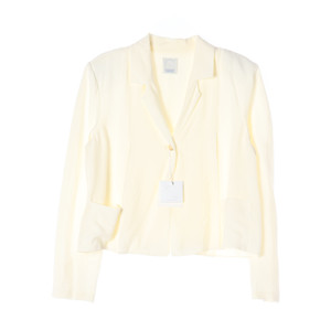(새상품)[M]타낫 린넨 크림 숏 자켓 블레이저 재킷