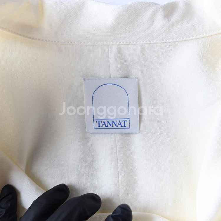 (새상품)[M]타낫 린넨 크림 숏 자켓 블레이저 재킷--4