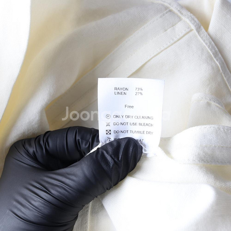 (새상품)[M]타낫 린넨 크림 숏 자켓 블레이저 재킷--5