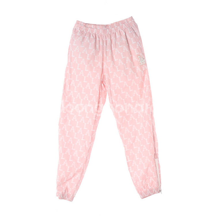 (새상품)[S]MLB엠엘비 LA다져스 로고 핑크 조거팬츠 셋업 바지--0