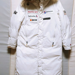 [XL] 데상트 40주년 아우디 롱패딩점퍼 화이트1318