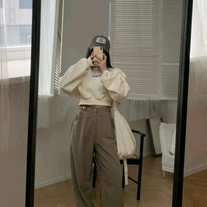 (새상품) 피치 와이드팬츠