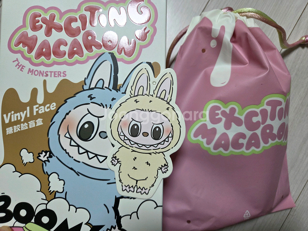 새상품) 팝마트 라부부 마카롱 소이밀크 키링 판매--0