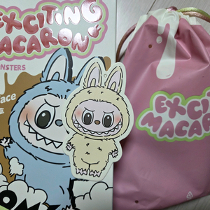 새상품) 팝마트 라부부 마카롱 소이밀크 키링 판매