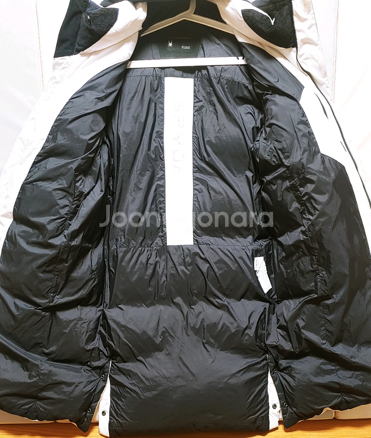 [3XL] 스파이더 덕다운 롱패딩점퍼 화이트1320--1