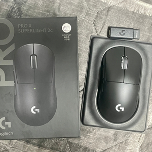 G PRO X SUPERLIGHT 2c 지슈라 2c 블랙