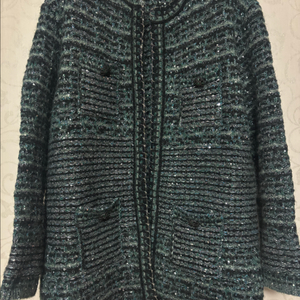 타임 트위드 가디건