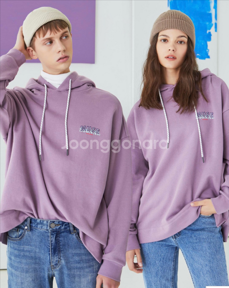 TNGT 티엔지티 다크핑크 오버핏 맨투맨 s사이즈--1