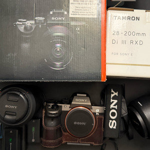 소니 a7m3, 탐론28-200+소니28-70 일괄판매 풀박스