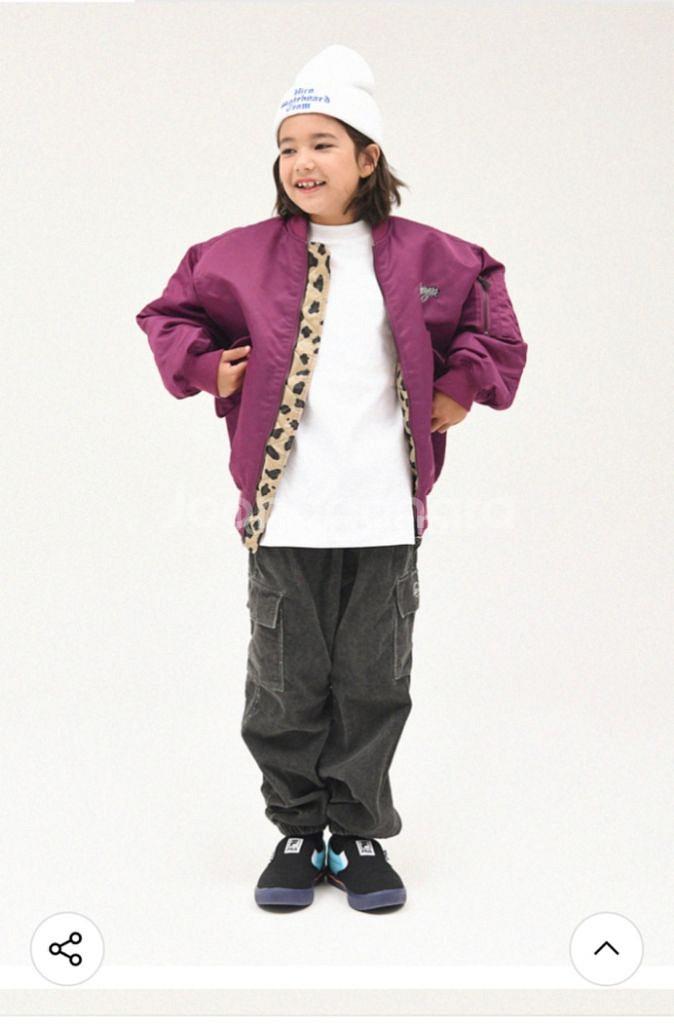 히로 항공점퍼 퍼플 150--0