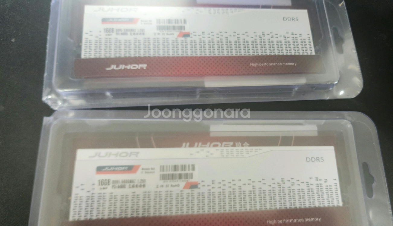 ddr5 16g x2 32g 5600 화이트 노LED 데스크탑램--0