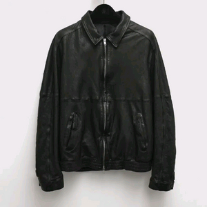 유스 / 25FW 워시드 레더 블루종 / S