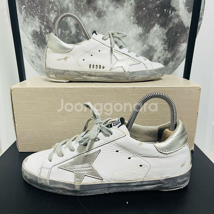 정품 36) 골든구스 스파클 실버 스니커즈 230~235--0