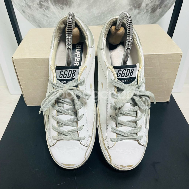 정품 36) 골든구스 스파클 실버 스니커즈 230~235--3