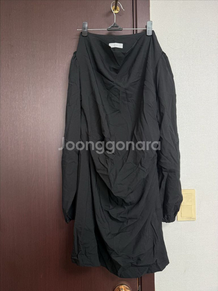 셔링 미니 원피스--0