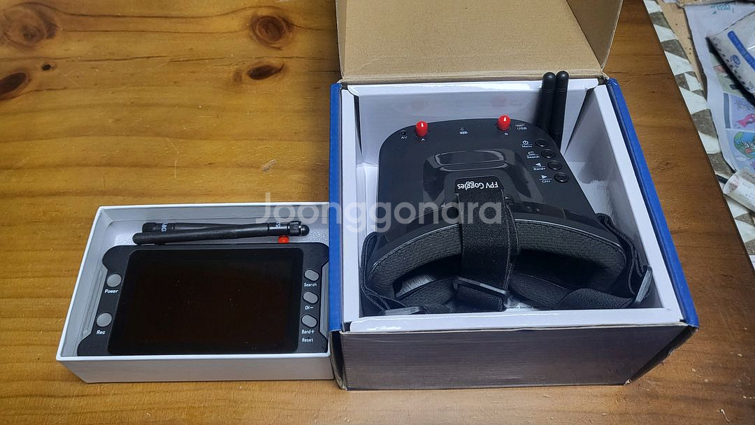 FPV 아날로그 세트 (캠, VTX, 안테나, 고글, 모니터)--1