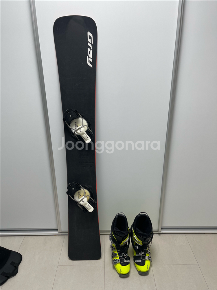 데페 알파인 157 스노우보드 데크 세트 (케슬라 s바인딩, upz부츠230)--1