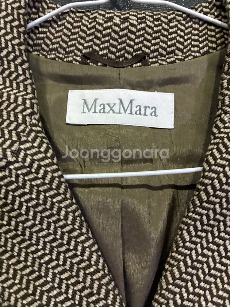 MaxMara 막스마라 헤링본 울 자켓--0