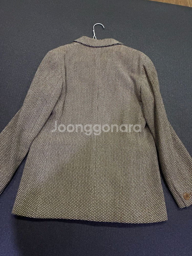 MaxMara 막스마라 헤링본 울 자켓--3