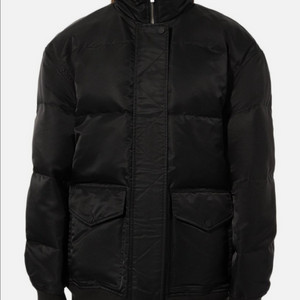 Theory 띠어리 여성 나일론 오버사이즈 패딩 푸퍼 블랙 S사이즈