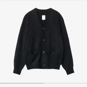 4)폴리테루 모헤어 가디건 블랙