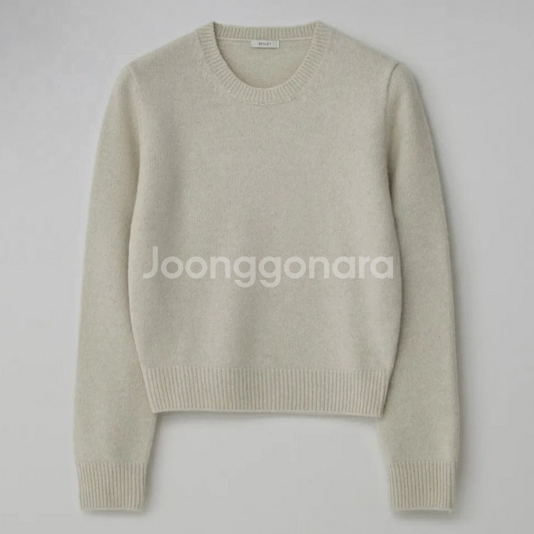 베뉴엣 시로니트 라운드넥 오트그레이--0