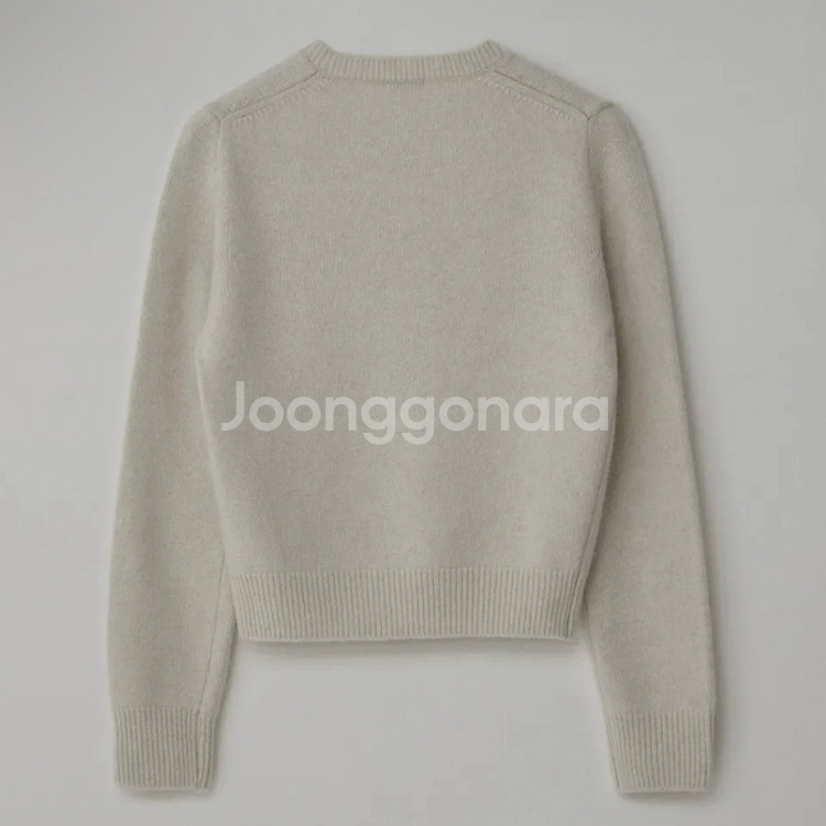 베뉴엣 시로니트 라운드넥 오트그레이--1