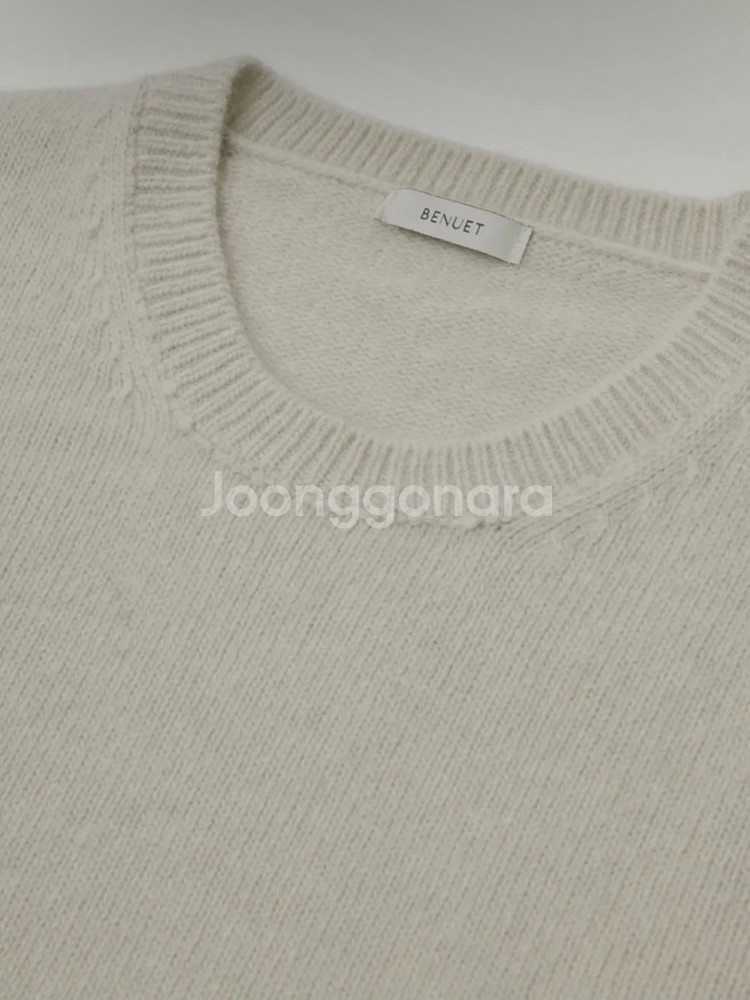 베뉴엣 시로니트 라운드넥 오트그레이--2