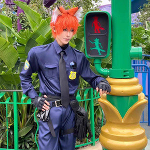 주토피아 닉 코스프레 올풀셋