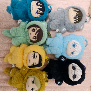 주술회전 키링 인형 히든 포함 전종류 고양이 네코미미 히든 고죠 사토루