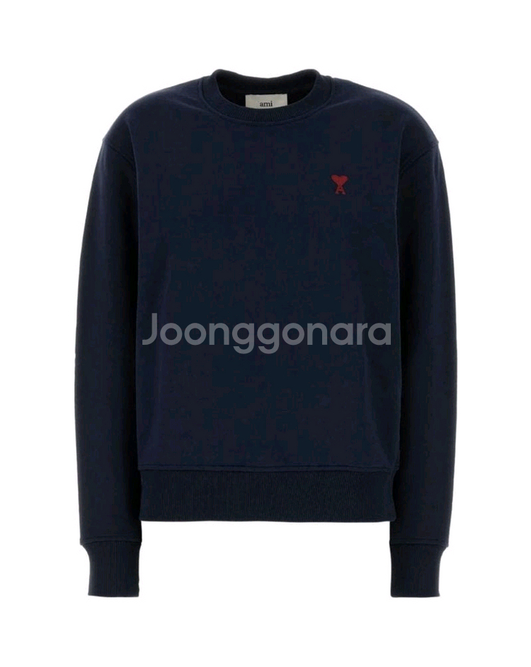 새상품)아미 네이비 맨투맨 라지--0