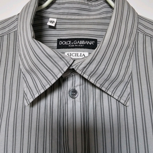 돌체앤가바나 스트라이프 셔츠 남방