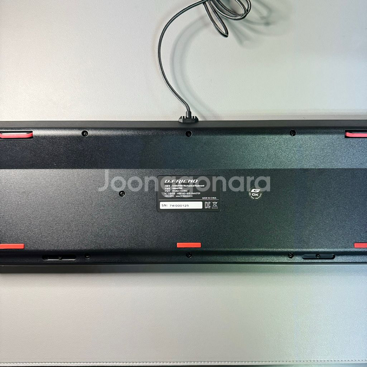 지마스터 체리 MX 적축 게이밍 기계식 키보드 풀박스--2