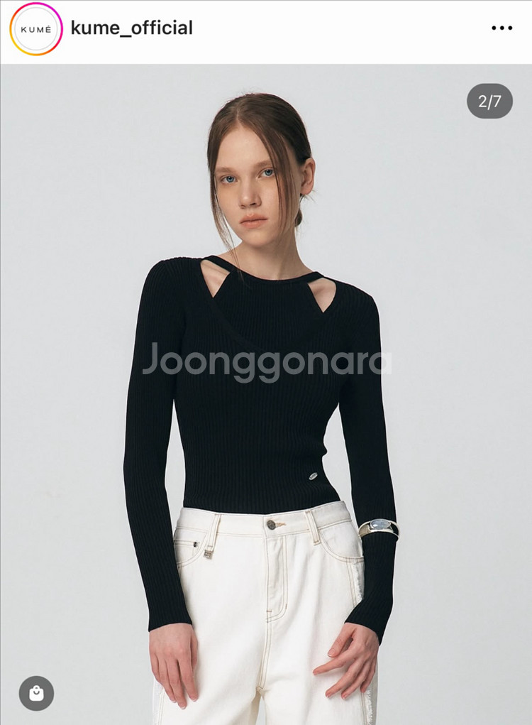 쿠메 가디건(검정 새상품)--0