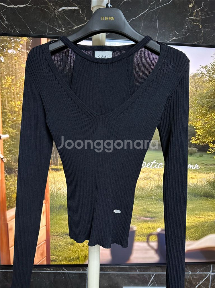 쿠메 가디건(검정 새상품)--5