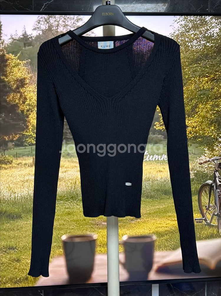 쿠메 가디건(검정 새상품)--6