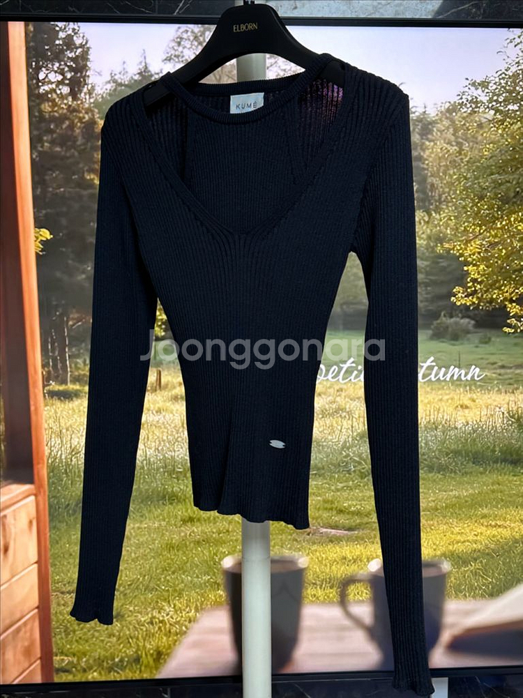 쿠메 가디건(검정 새상품)--4