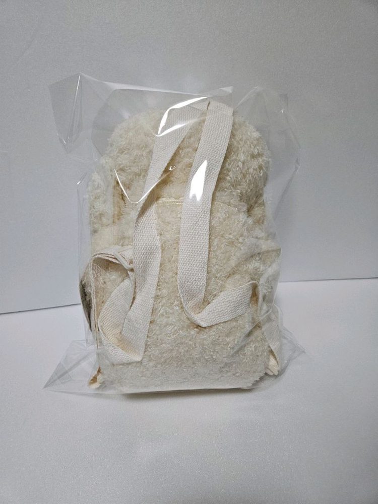 강아지 백팩 가발 인형 이미지