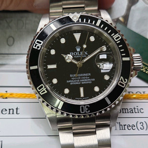롤렉스 서브마리너 구구섭 16610 데이트 블랙스틸 (