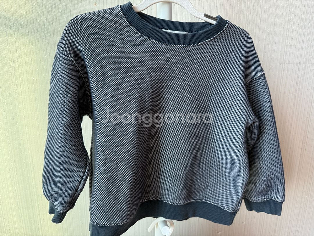 베네베네 네이비 맨투맨+반바지 세트 3t--1