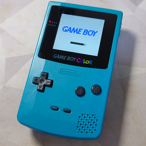 게임보이 컬러 청록 A+급 IPS V5 (올수리, 클리닝 완)