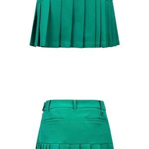 링스 여성 골프 플리츠 스커트