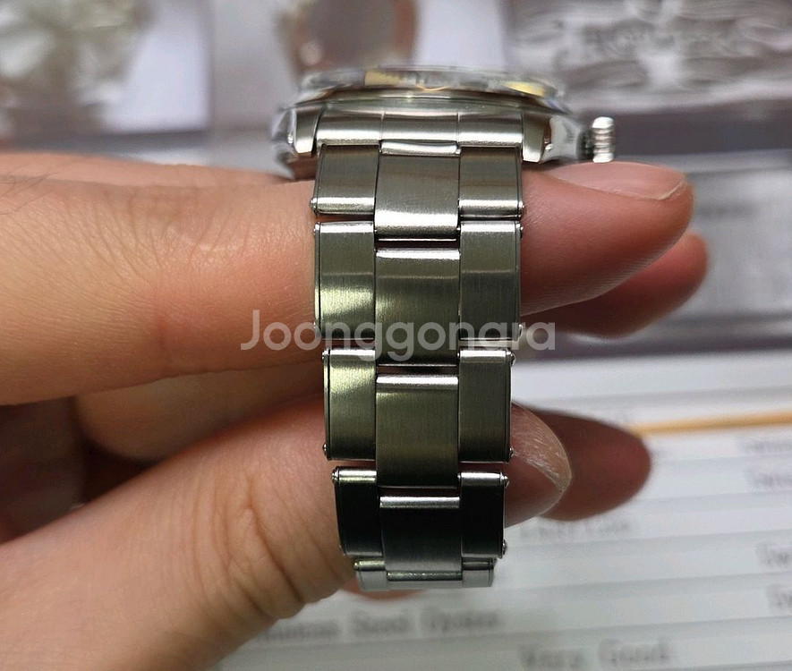 빈티지 롤렉스 오이스터 퍼페츄얼 1500 오리지널 실버--5