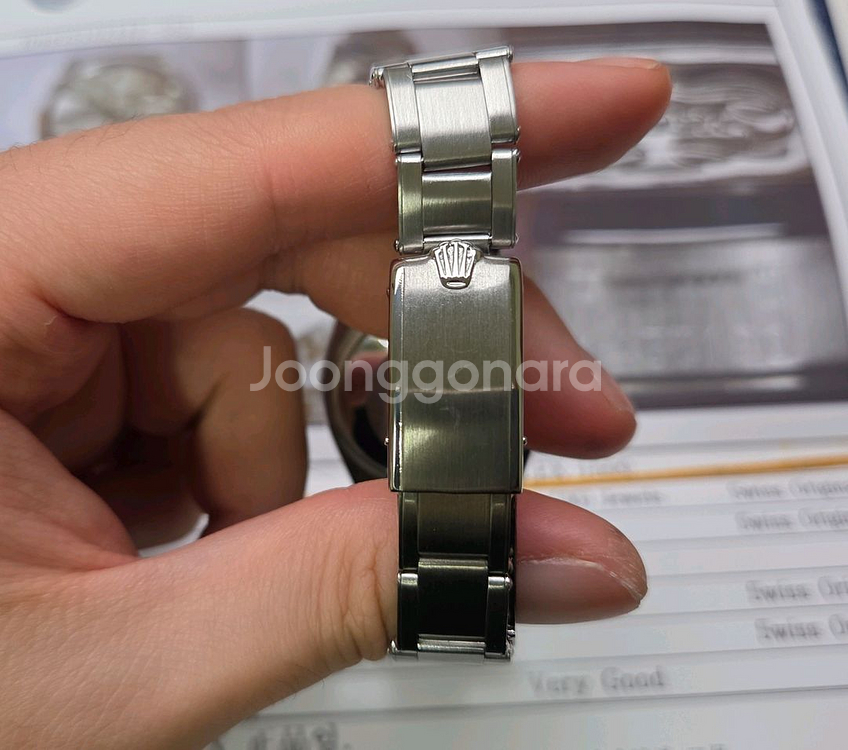 빈티지 롤렉스 오이스터 퍼페츄얼 1500 오리지널 실버--6