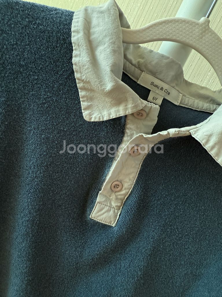 수수앤크라 슈슈앤크라 타올재질 티셔츠 6y--2