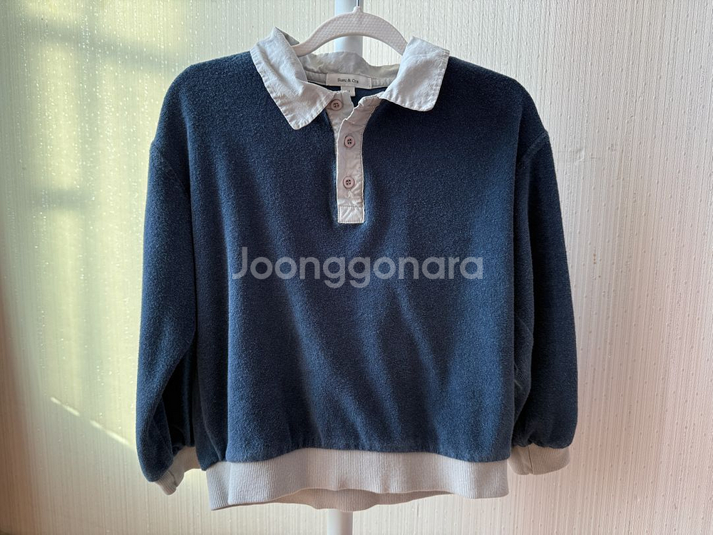 수수앤크라 슈슈앤크라 타올재질 티셔츠 6y--0