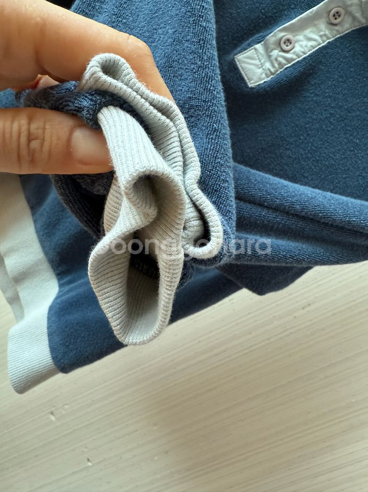 수수앤크라 슈슈앤크라 타올재질 티셔츠 6y--4