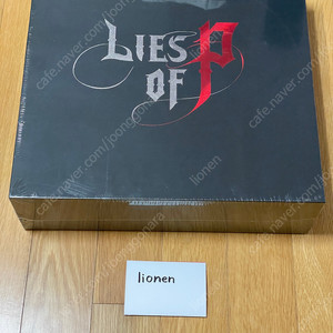 미개봉) PS5 피의 거짓 p의 거짓 콜렉터즈 에디션