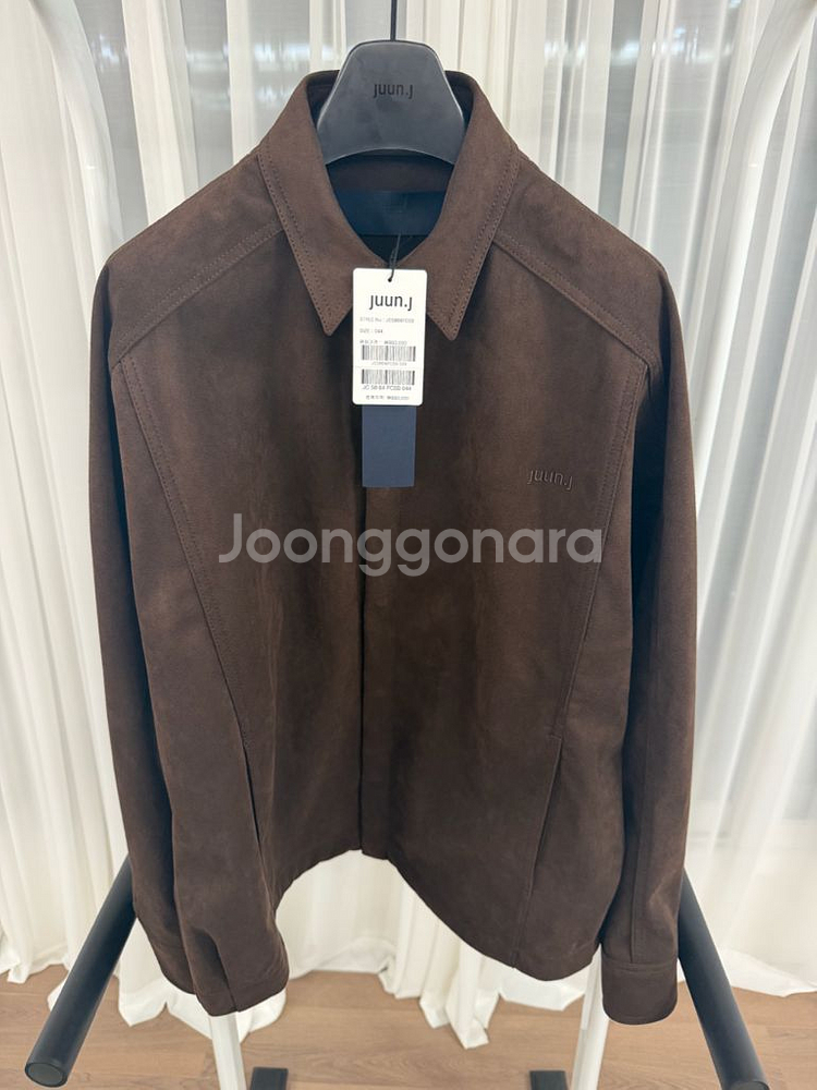 준지 울트라 스웨이드 브라운 셔츠 44사이즈(105사이즈) 새제품 팝니다--1